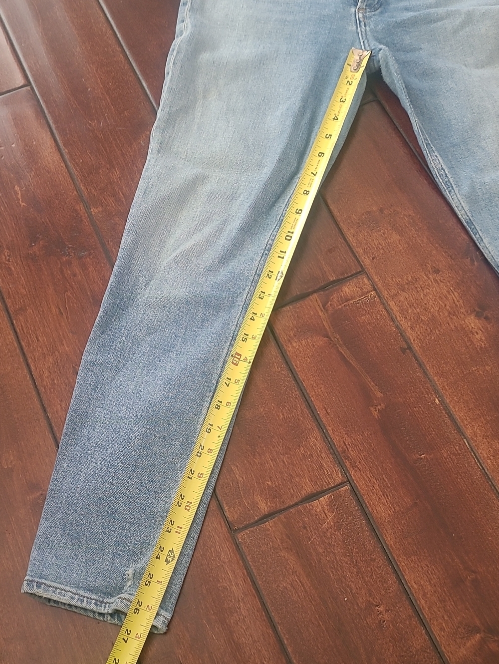 Agolde Light Blue Nico High Rise Slim Straight Jeans Size 28 - Picture 7 of 12